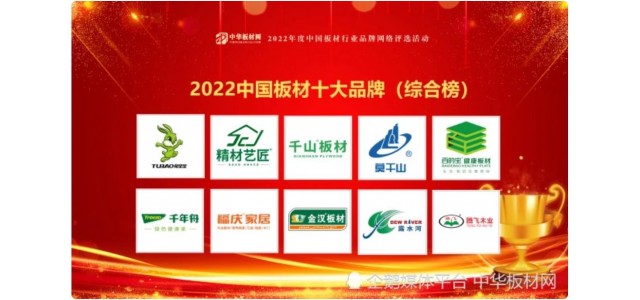 2022年中國板材十大品牌排行榜